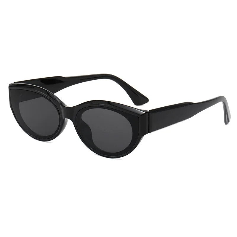 Retro Oval Frame Sunglasses