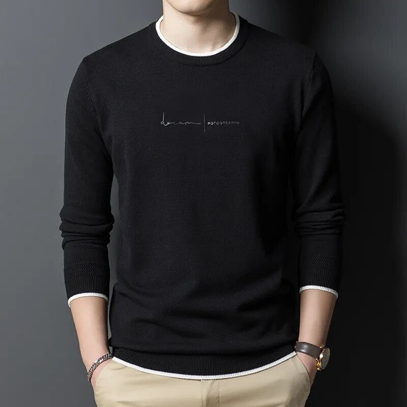 Brand Designer Knit Pullover Sweater