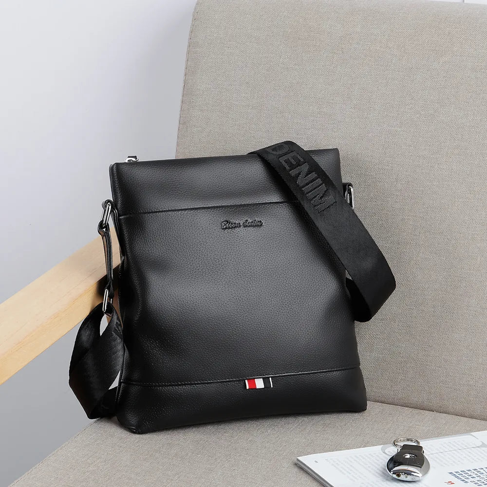 Genuine Leather Men Shoulder Bag