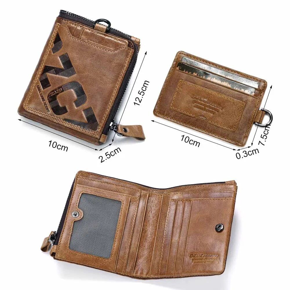 Horse Genuine Leather Wallet Men