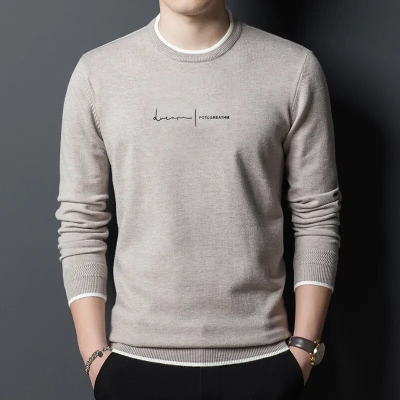 Brand Designer Knit Pullover Sweater