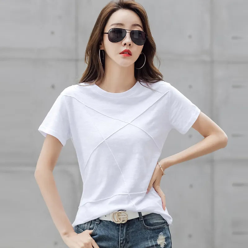 Summer Slim Cotton Bamboo T-Shirts