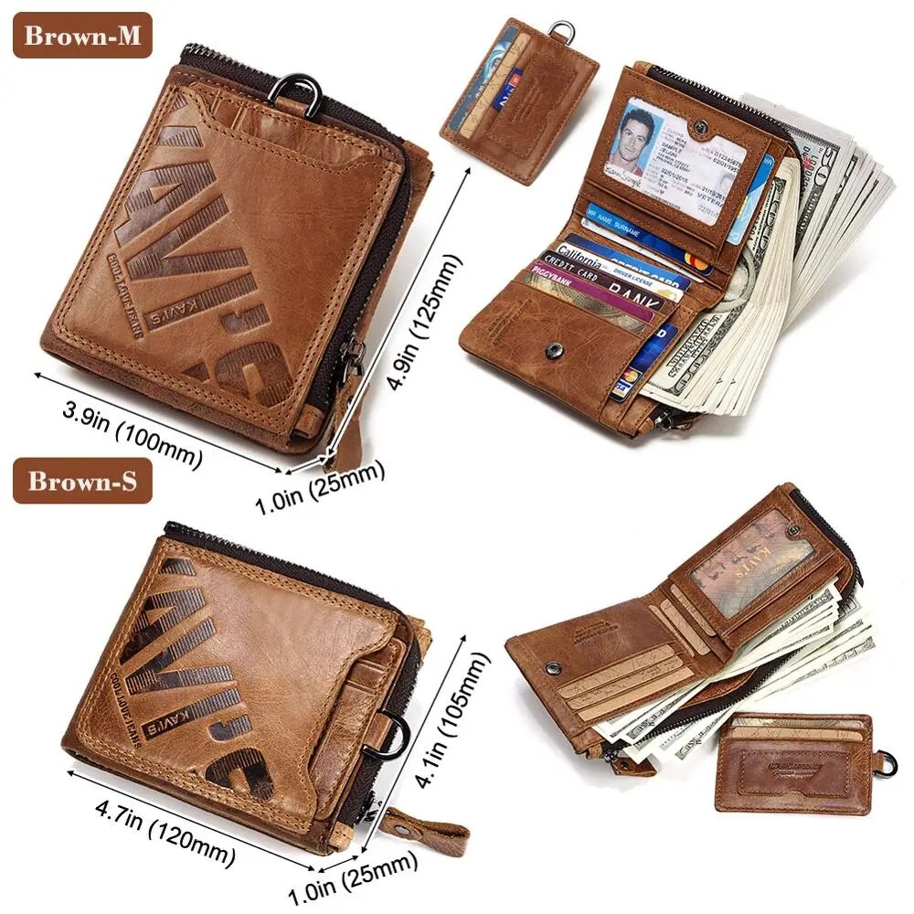 Horse Genuine Leather Wallet Men