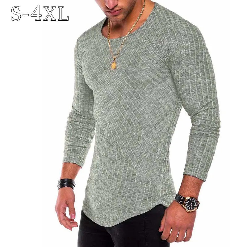 Plus Size S-4XL Slim Fit Sweater