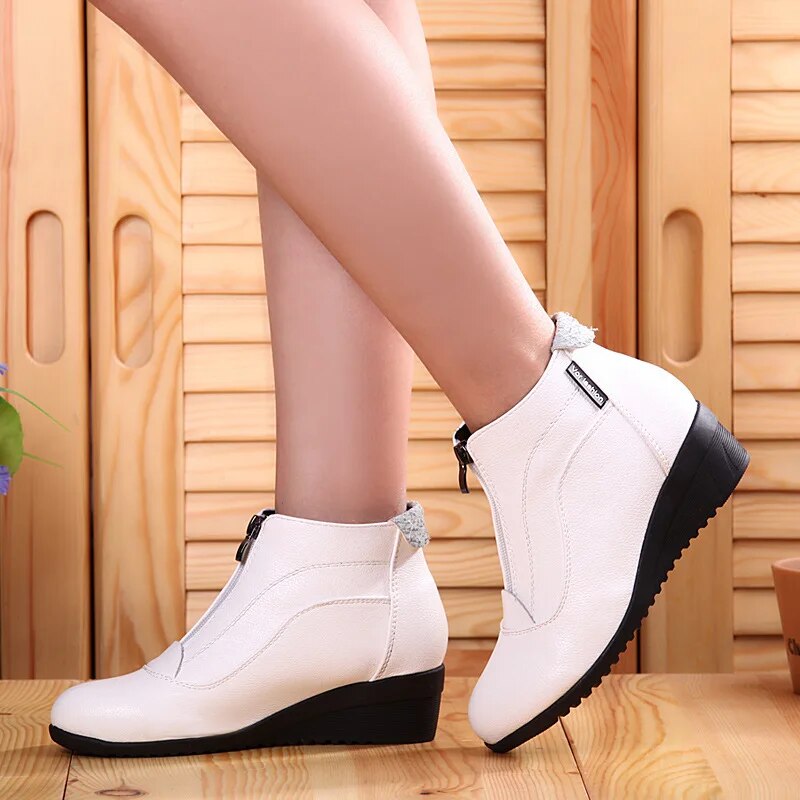 Snow Boots Wedge Heels