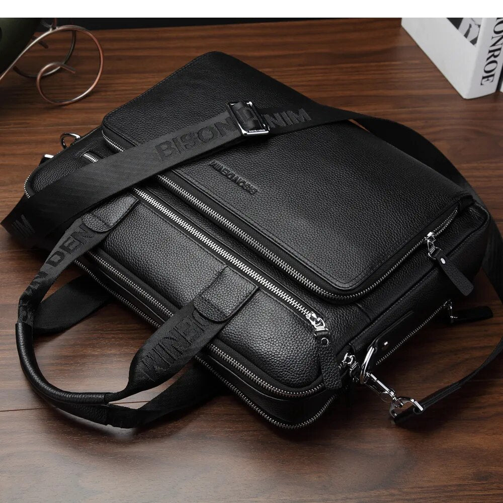 Men Bag Genuine Leather Work