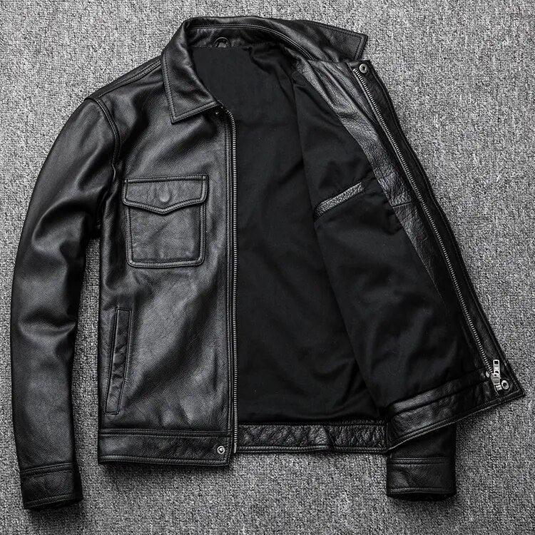 Genuine Leather Jacket Winter