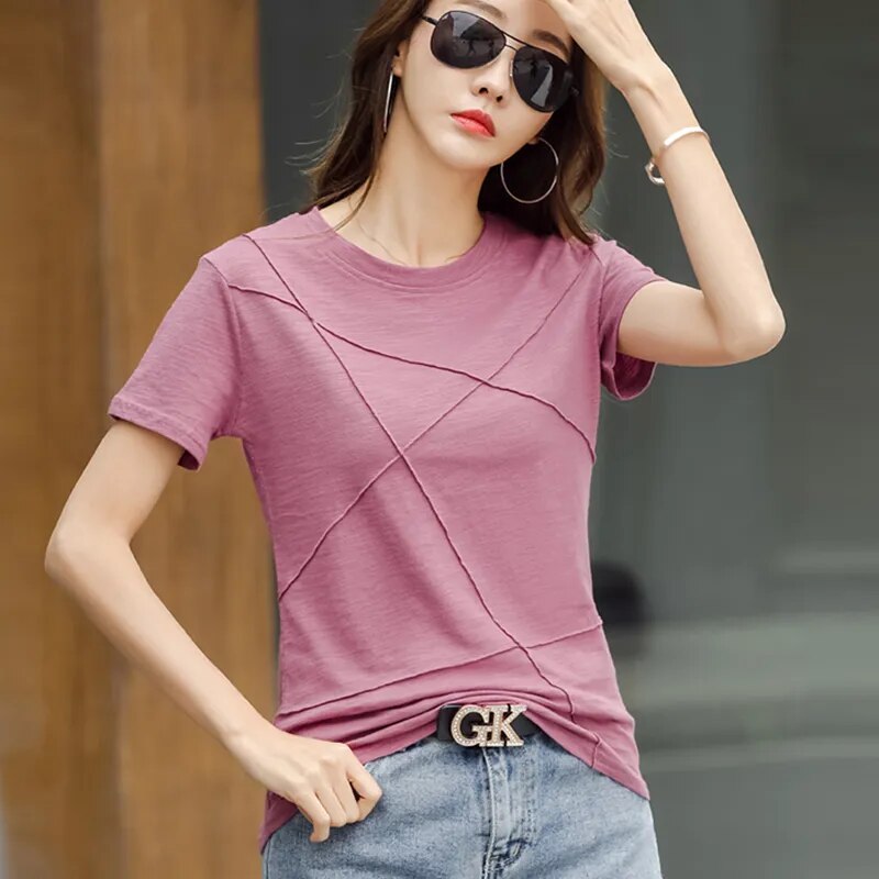 Summer Slim Cotton Bamboo T-Shirts