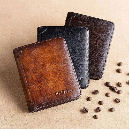 Genuine Leather Protection Wallets