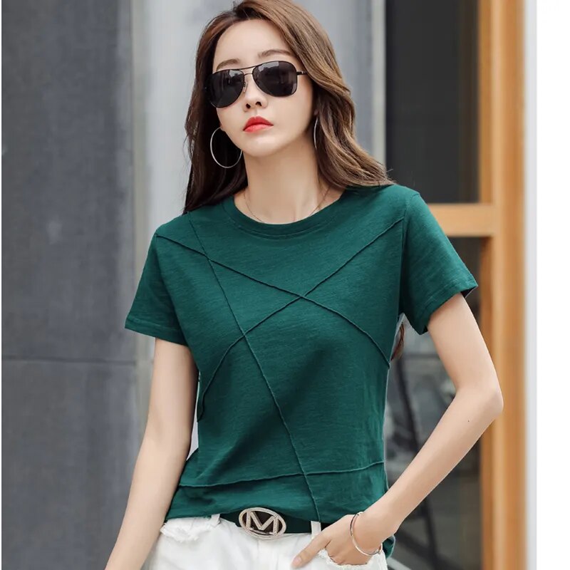 Summer Slim Cotton Bamboo T-Shirts