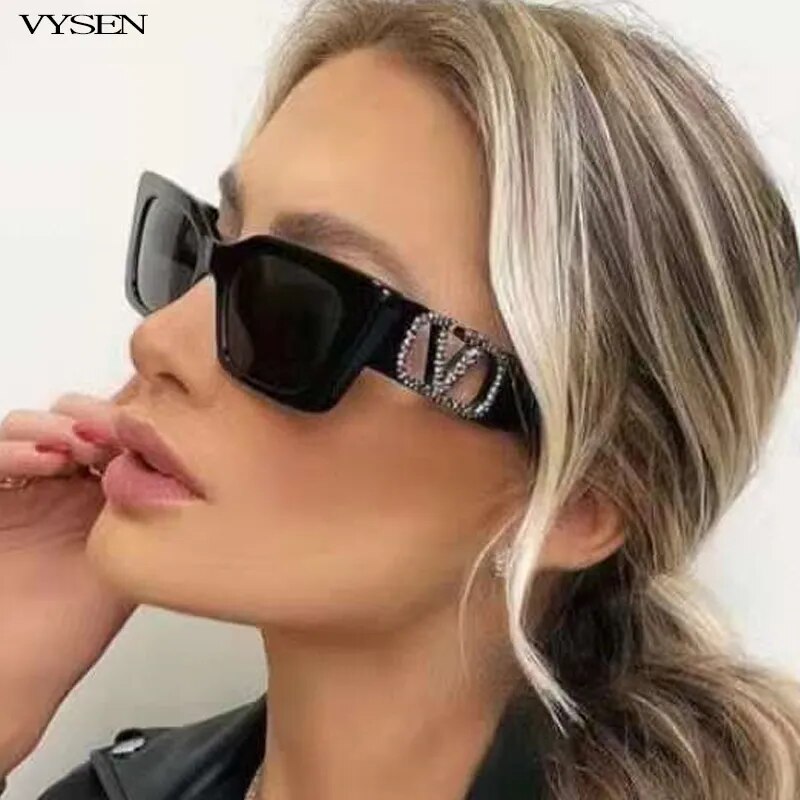 Retro Rectangle Sunglasses