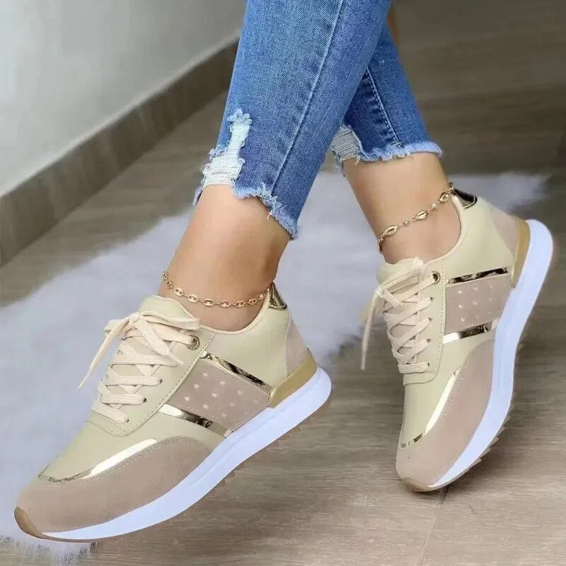 Sneakers Women Shoes Lace-Up