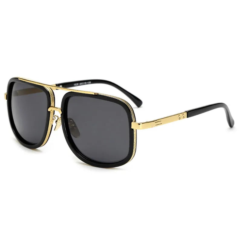 Brand Design Men Square Sunglasses