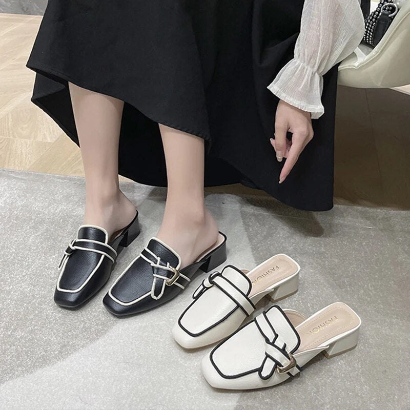 Black Mules Shoes For Women