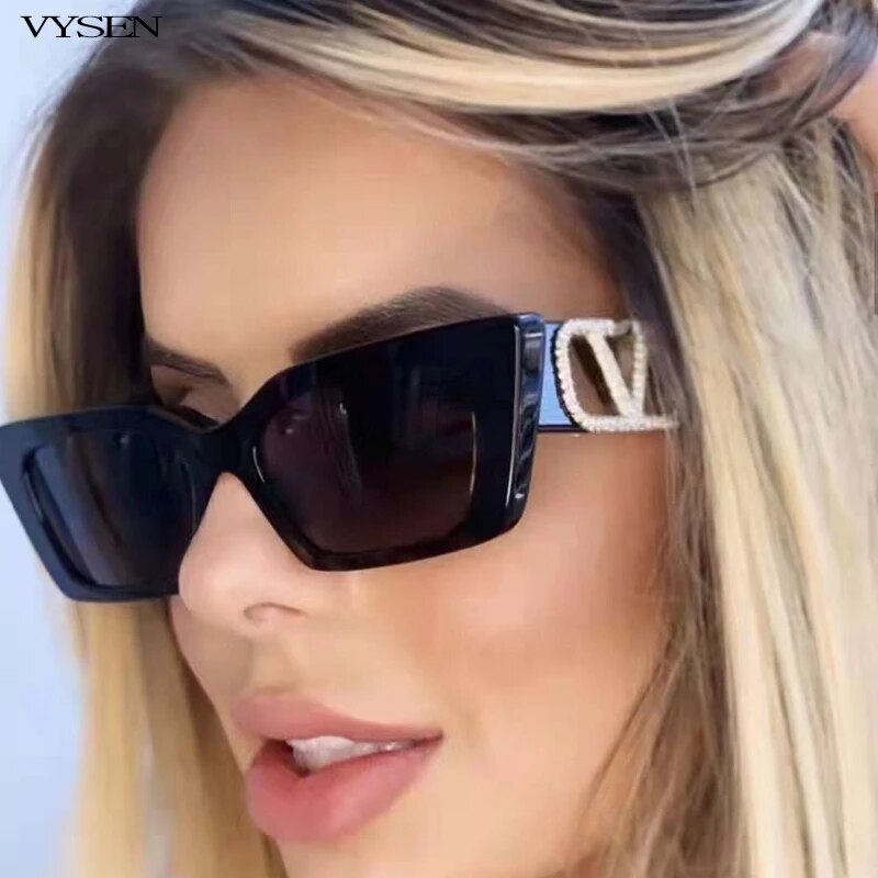 Retro Rectangle Sunglasses