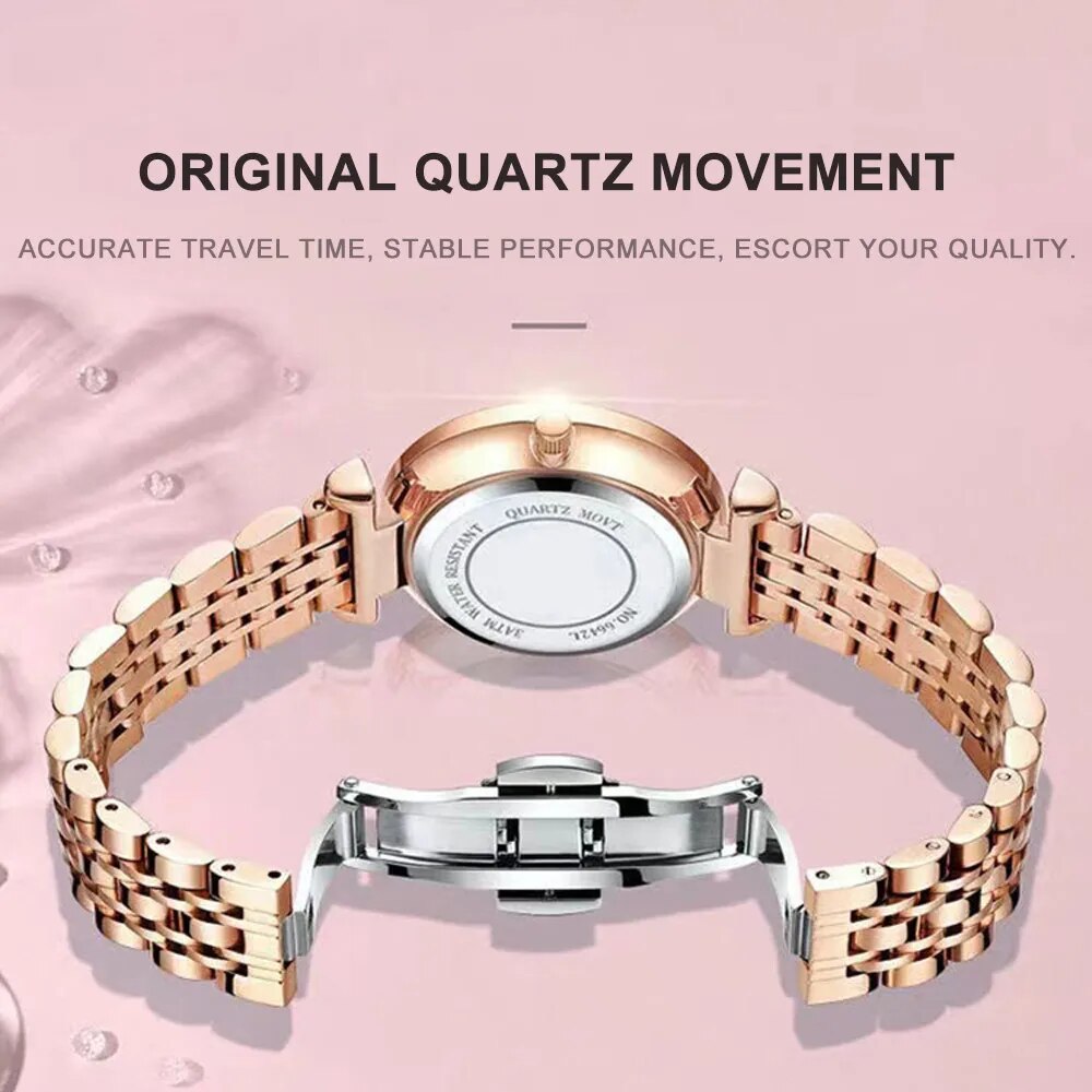 Luxury Woman Wristwatch Elegant