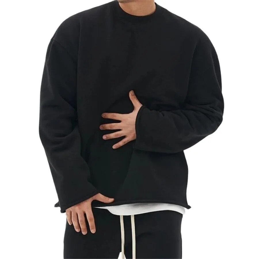 Men O-Neck Letter Running Hoodies