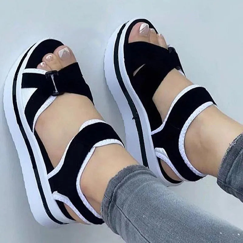 Women Sandals Lightweight Heels