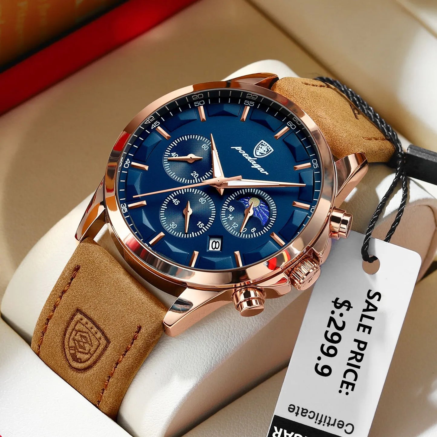 Men Quartz Watch Luxury Sports