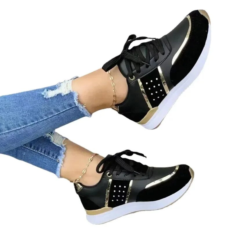 Sneakers Women Shoes Lace-Up