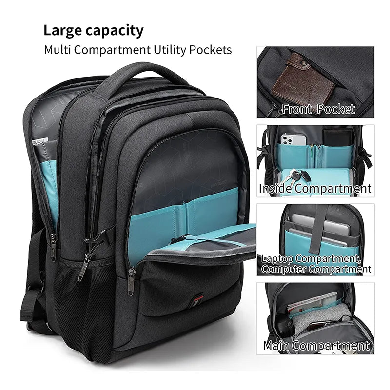 Laptop Backpack For Men 17.3''Large Capacity