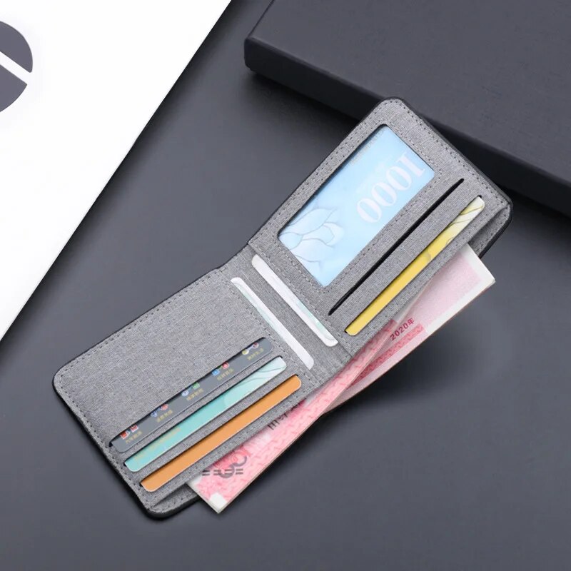 Men Fashion Canvas Wallet