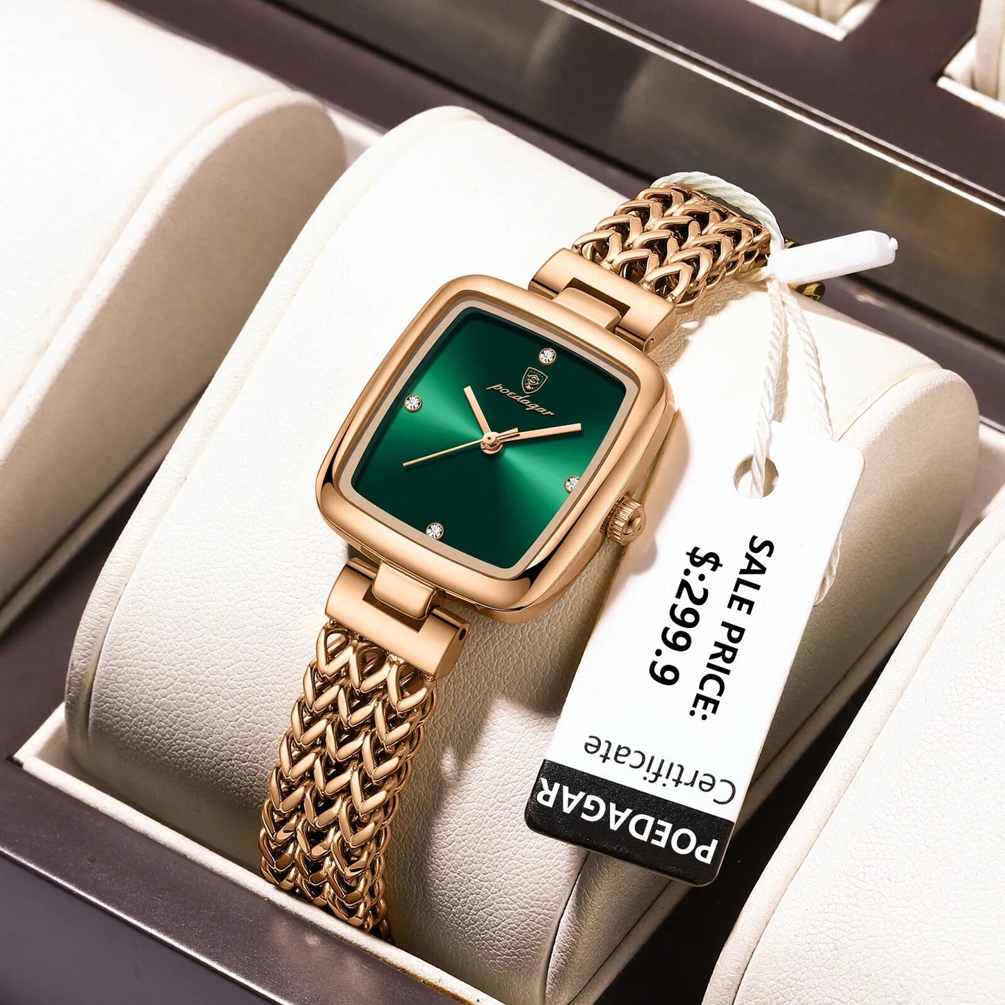 Luxury Square Watch for Woman