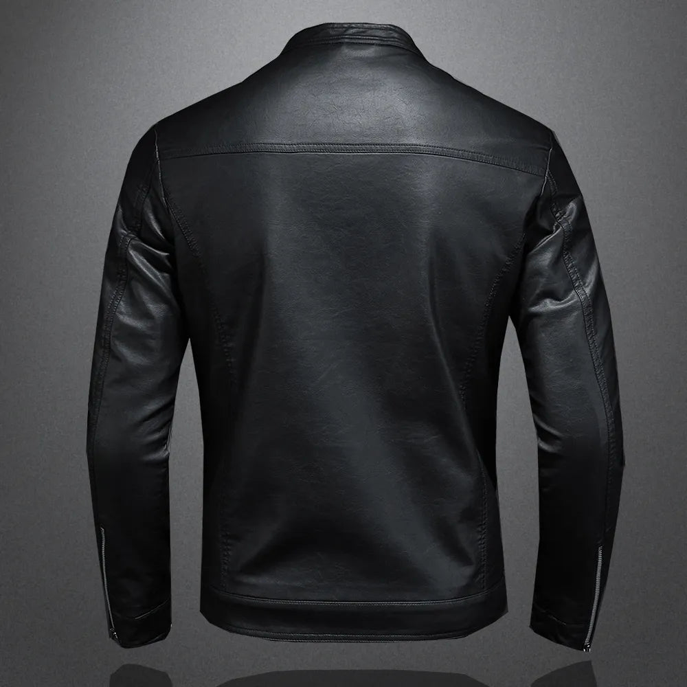 Spring Autumn Leather Jacket