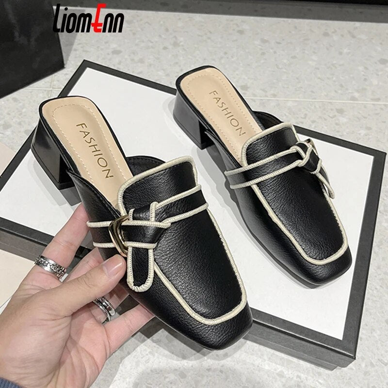 Black Mules Shoes For Women