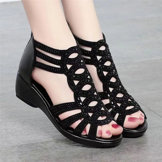 Soft Leather Roman Sandals