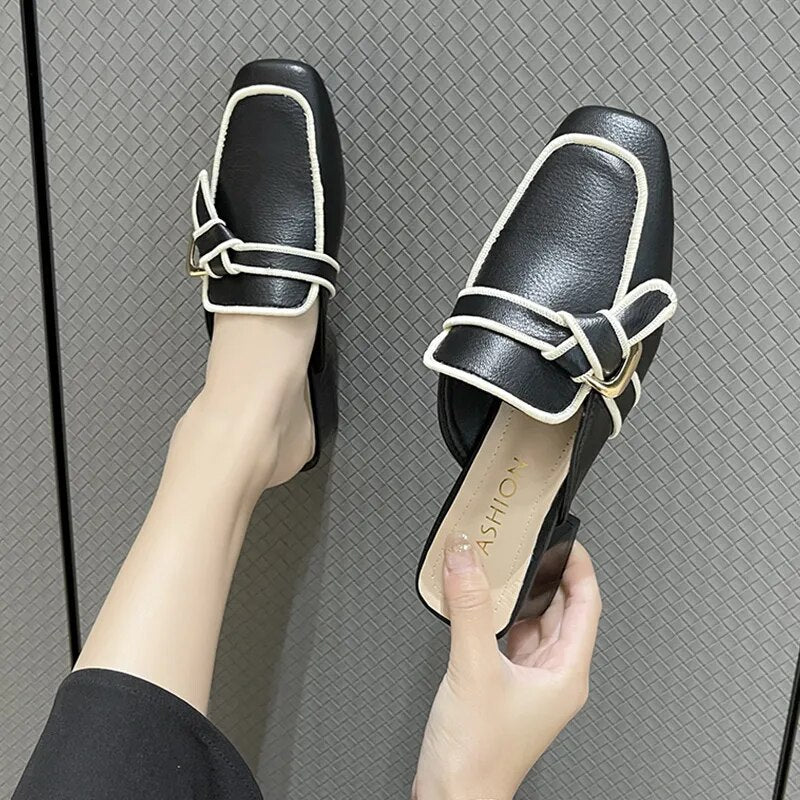 Black Mules Shoes For Women