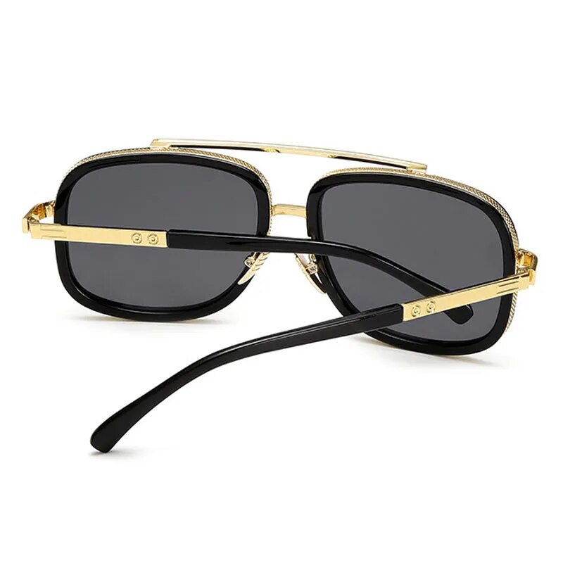 Brand Design Men Square Sunglasses