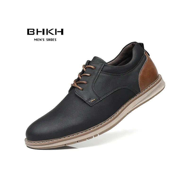 Pu Leather Breathable Casual Shoes