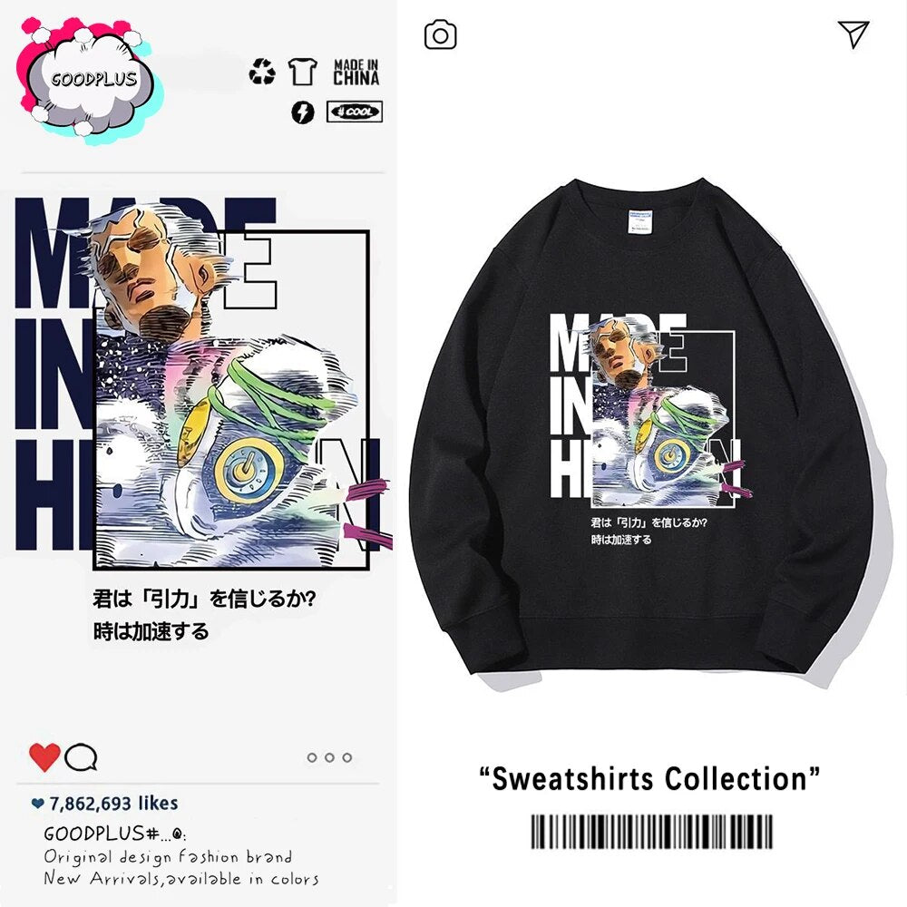 Anime Sweatshirts JoJo’s Bizarre