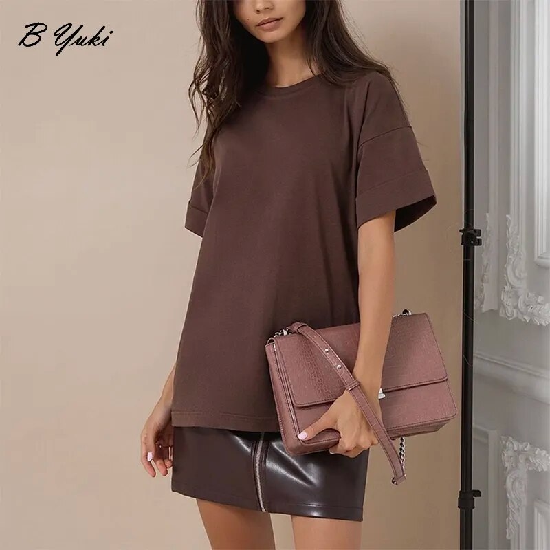 Cotton Soft Basic T Shirt Women