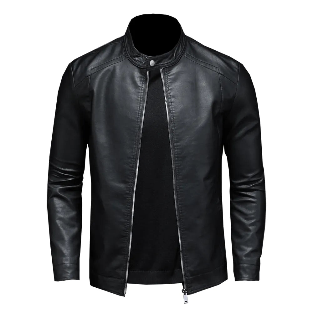 Spring Autumn Leather Jacket