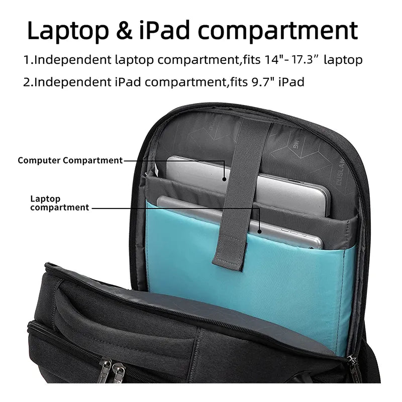 Laptop Backpack For Men 17.3''Large Capacity