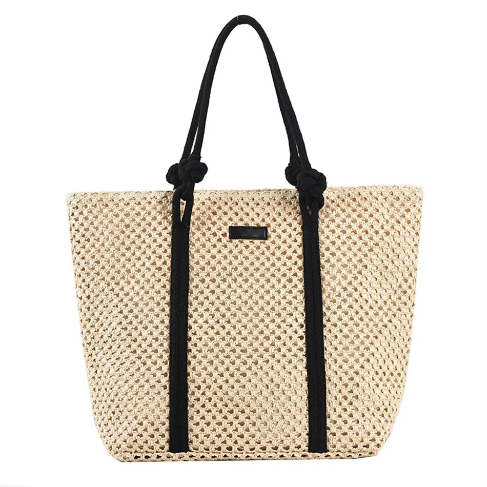 Trendy Straw Women Tote Bag Luxury