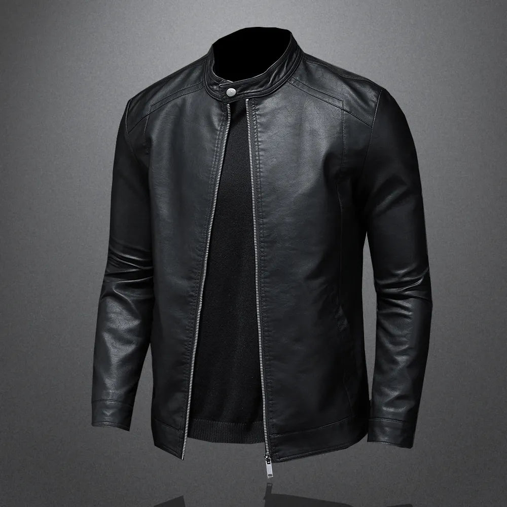 Spring Autumn Leather Jacket