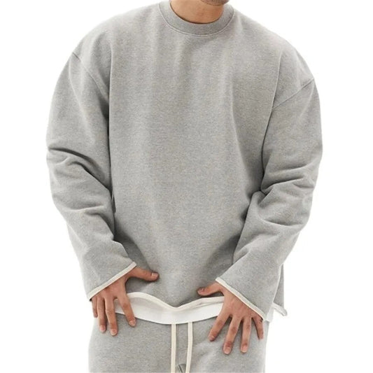 Men O-Neck Letter Running Hoodies