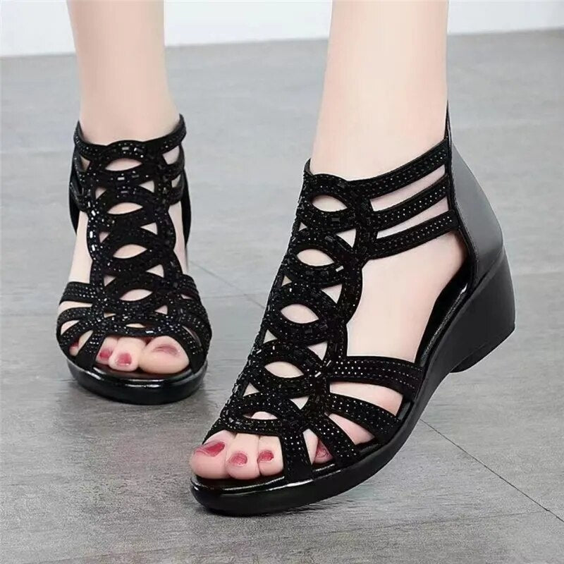 Soft Leather Roman Sandals