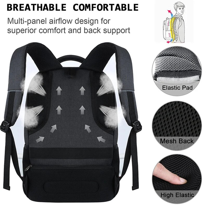 Laptop Backpack For Men 17.3''Multi-functional