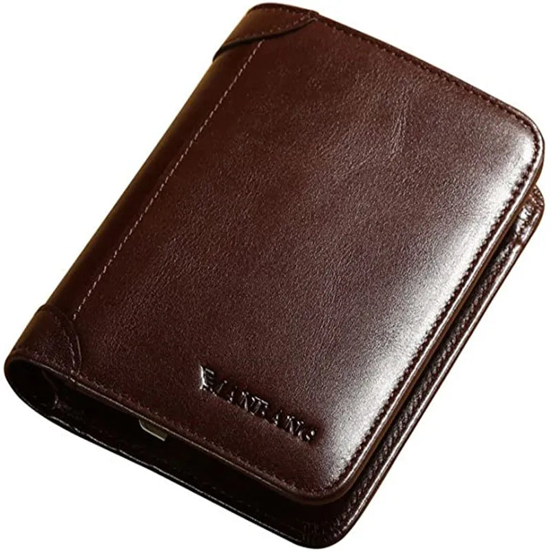 Men's Wallets RFID Genuine Leather