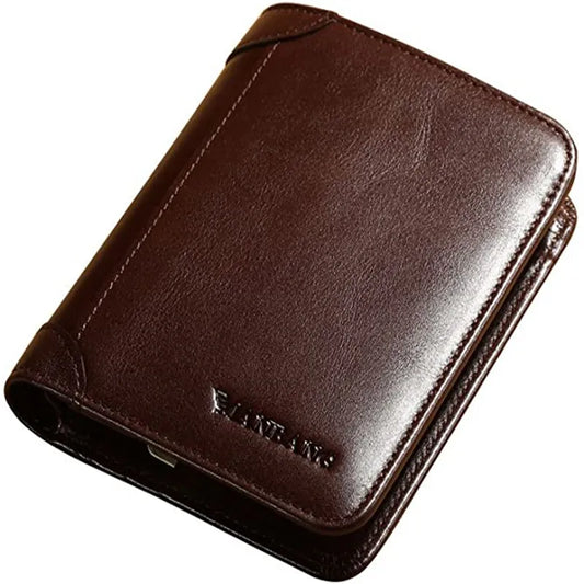 Men's Wallets RFID Genuine Leather