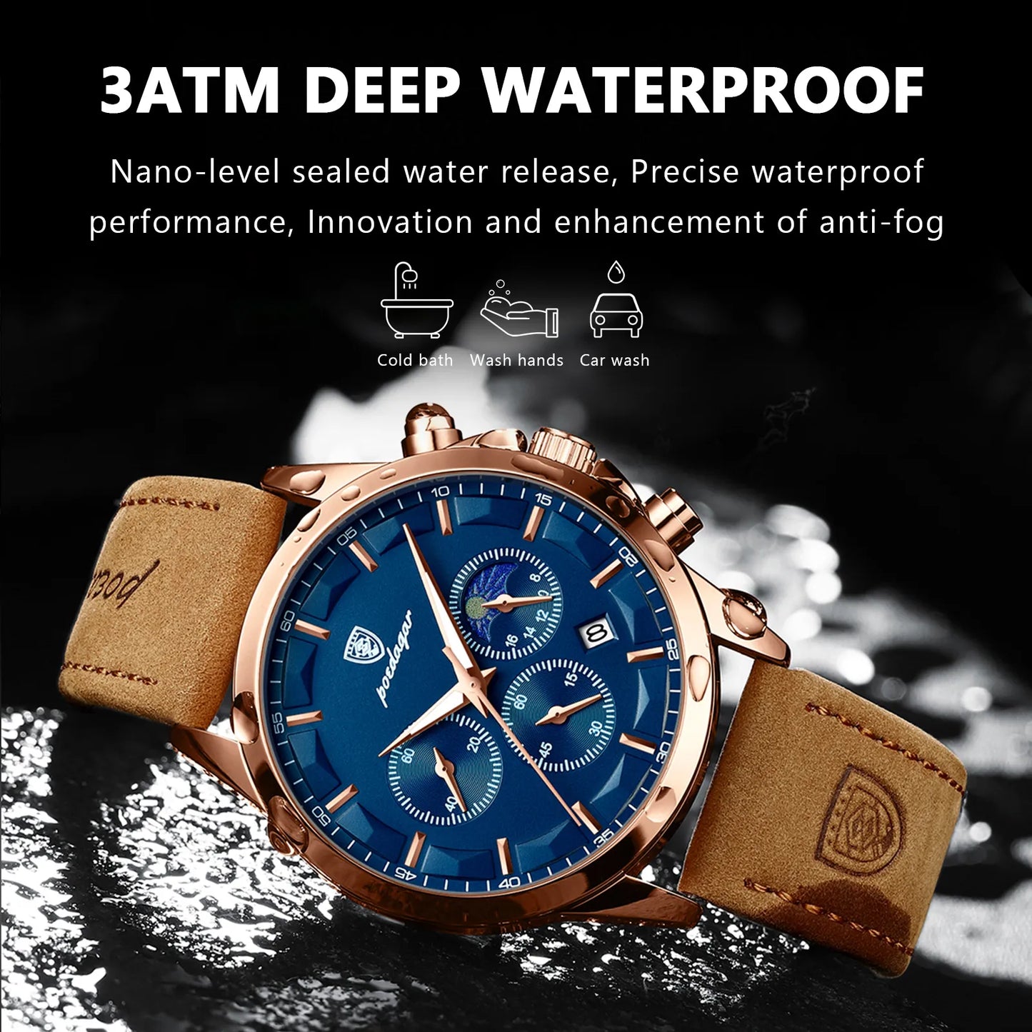 Men Quartz Watch Luxury Sports