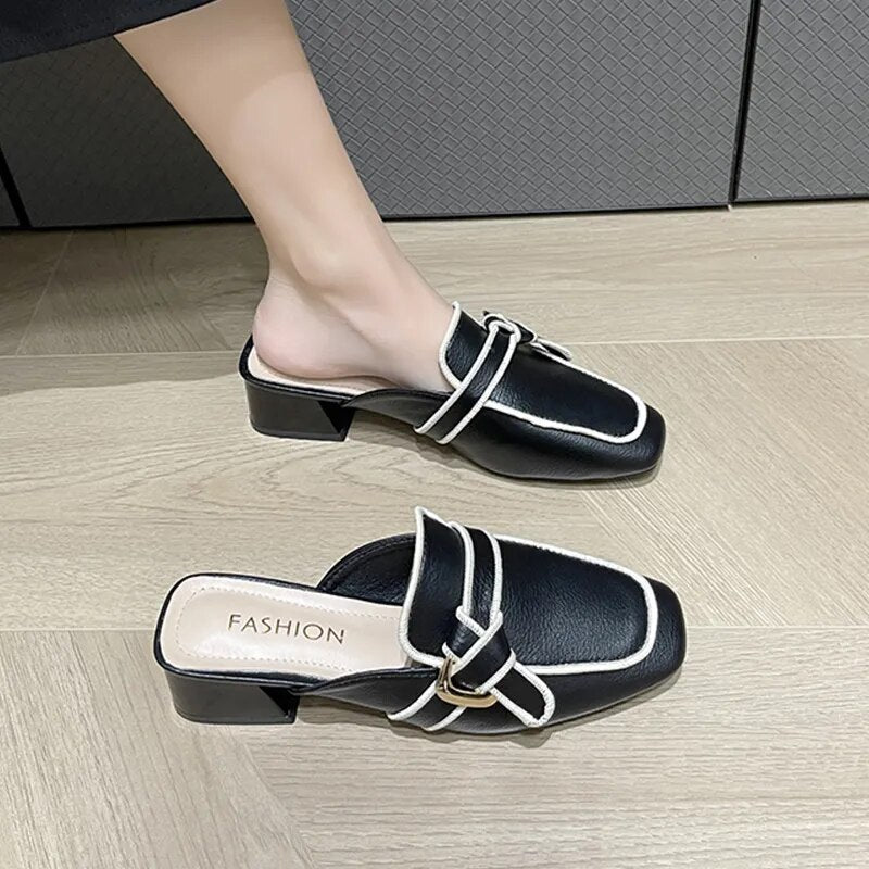 Black Mules Shoes For Women