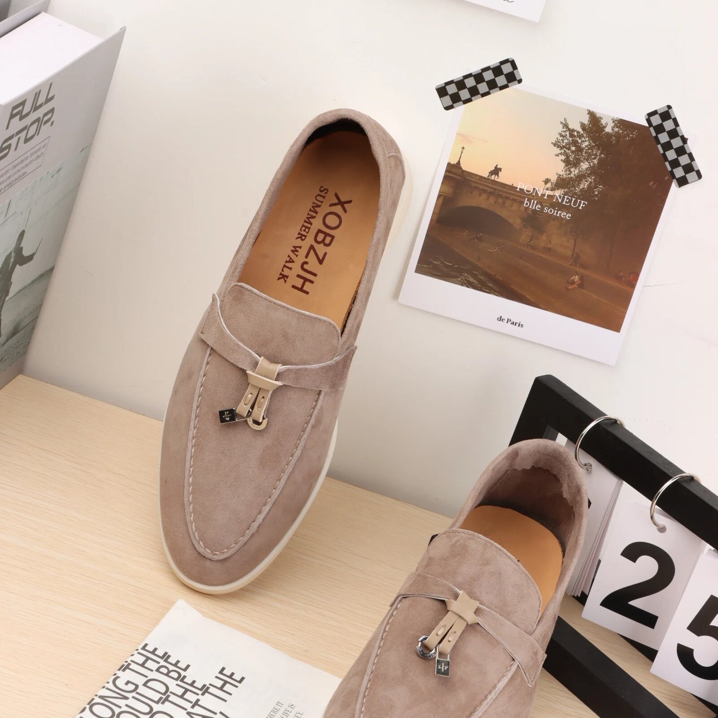 Walking Leather Loafers