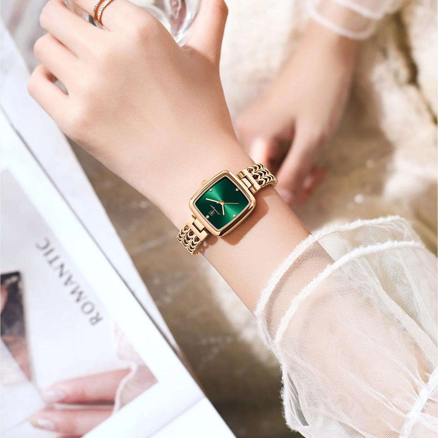 Luxury Square Watch for Woman